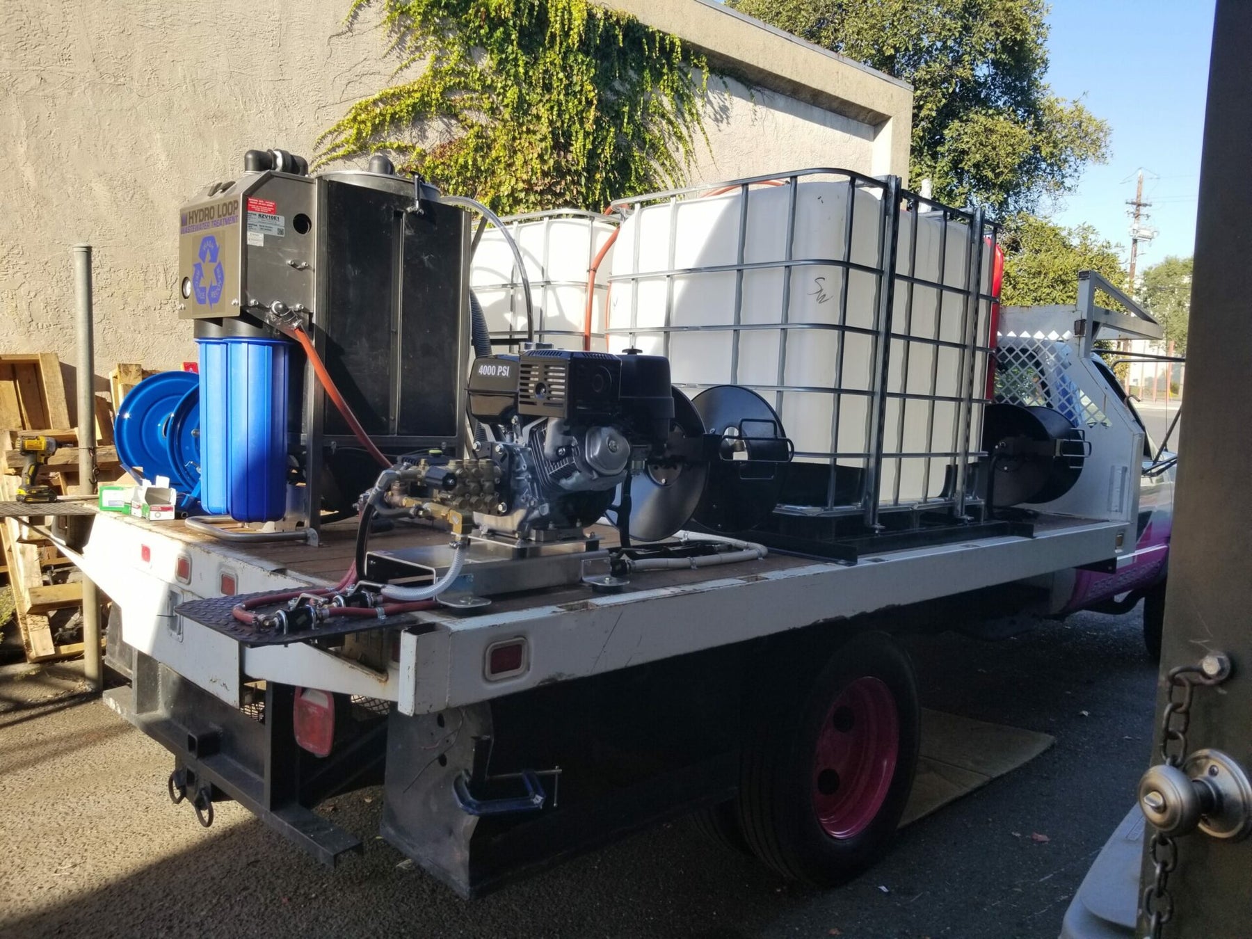 From flatbed truck to new business vehicle