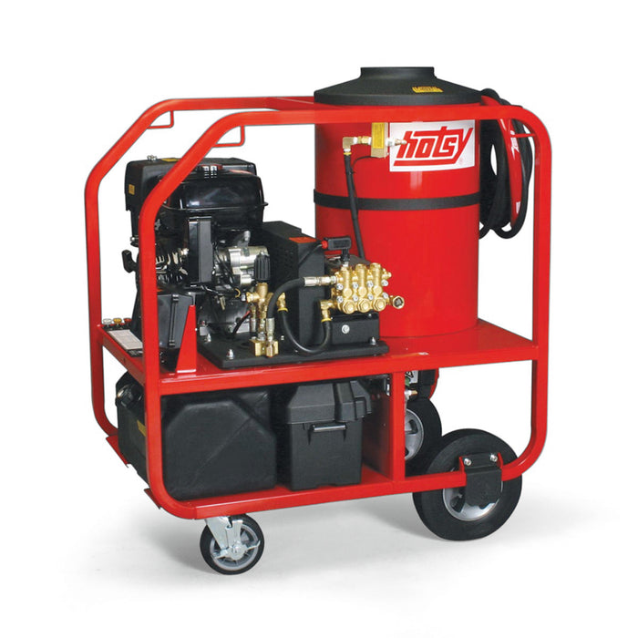 Hotsy Hot Water Gasoline - Skid - Belt Drive Series