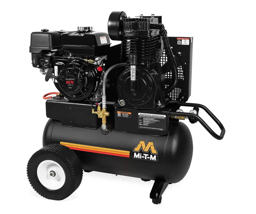 20-Gallon Two Stage Gasoline - Portable - Electric Start