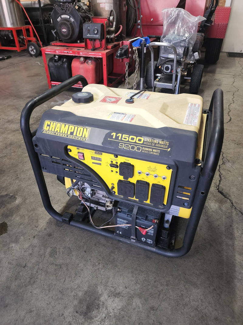 Used 11,500/9,200-Watt Electric Start Gasoline Powered Portable Generator