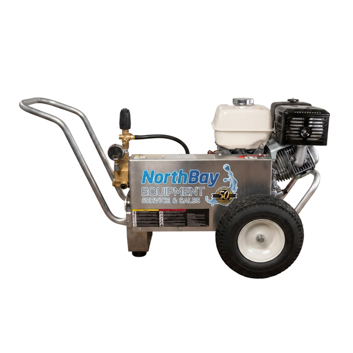 4.0 GPM @ 4000 PSI, Belt Drive, Aluminum Frame Honda Gasoline Engine, OEM Powerjet