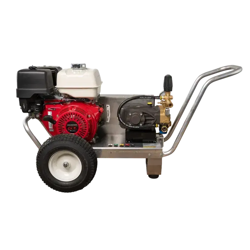 4.0 GPM @ 4000 PSI, Belt Drive, Aluminum Frame Honda Gasoline Engine