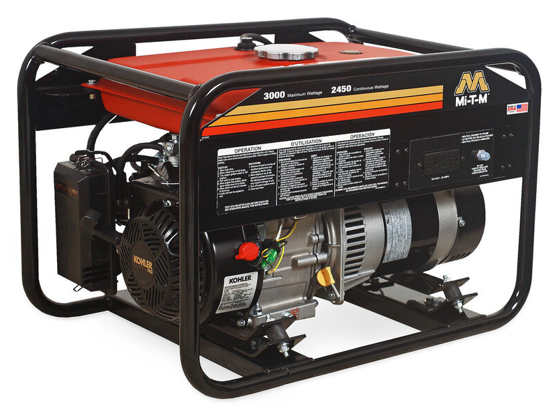 3000-Watt Industrial Gasoline Generator (Kohler Engine)