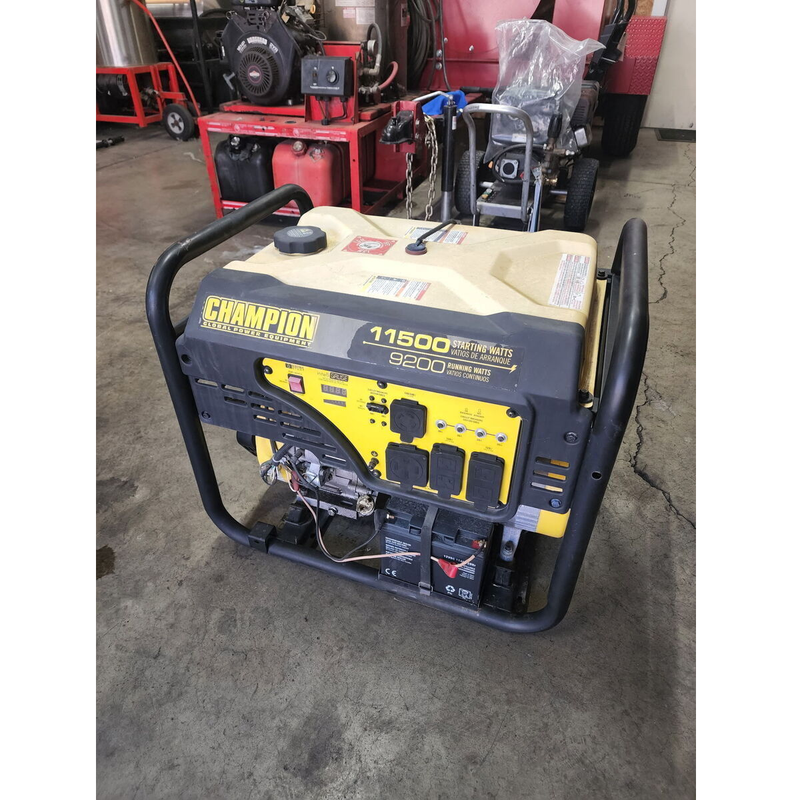 Used 11,500/9,200-Watt Electric Start Gasoline Powered Portable Generator