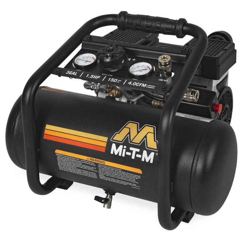 Single Stage Electric 3 Gallon Air Compressor (Work Pro Series)