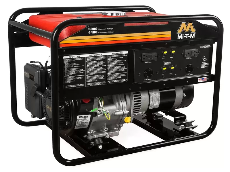 5000-Watt Industrial Gasoline Generator (Kohler Engine)