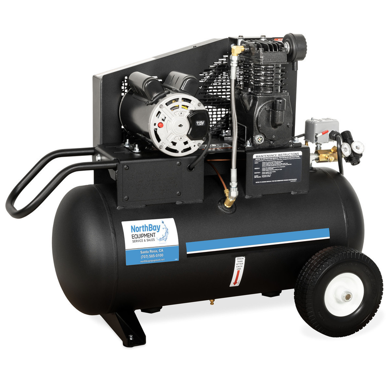 20-GALLON Industrial Single Stage – Electric 8.2 CFM @ 90PSI