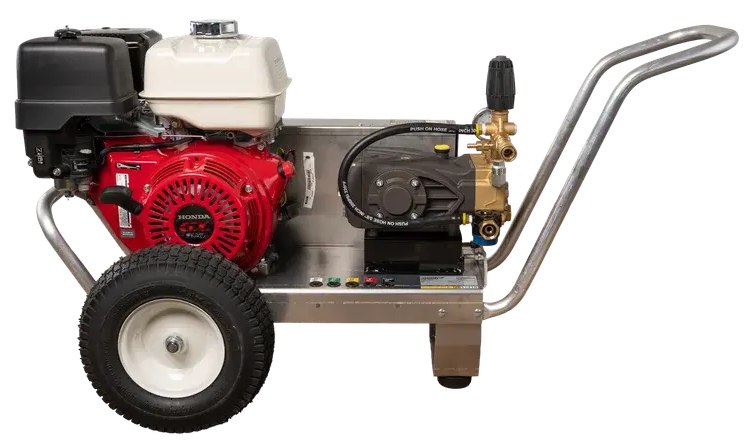 4.0 GPM @ 4000 PSI, Belt Drive, Aluminum Frame Honda Gasoline Engine, OEM Powerjet