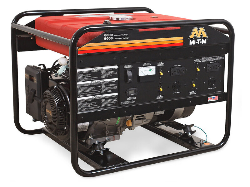 6000-Watt Industrial Gasoline Generator (Kohler Engine)