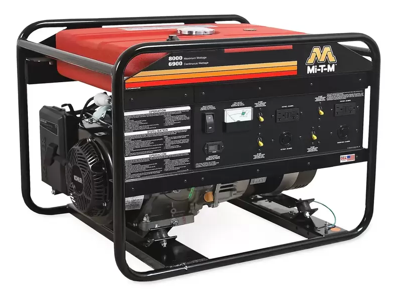 8000-Watt Industrial Gasoline Generator (Kohler Engine)