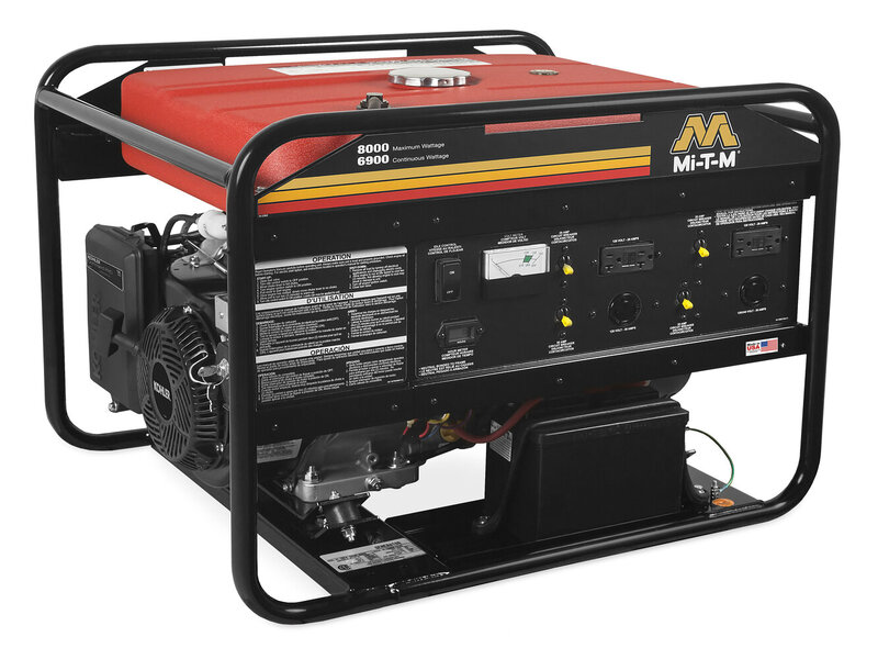 8000-Watt Industrial Gasoline Generator (Kohler Engine with Electric Start)