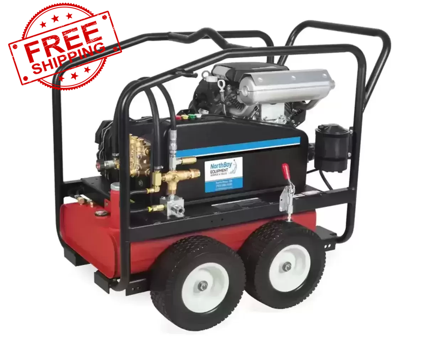 Mi-T-M Premium Series Gasoline – Portable with Roll Cage – Belt Drive