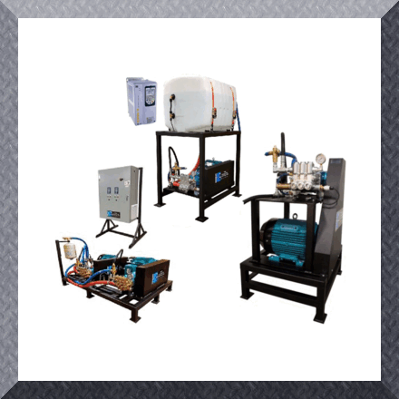 VFD (Variable Frequency Drive) Multi User Pressure Washer Cleaning Systems
