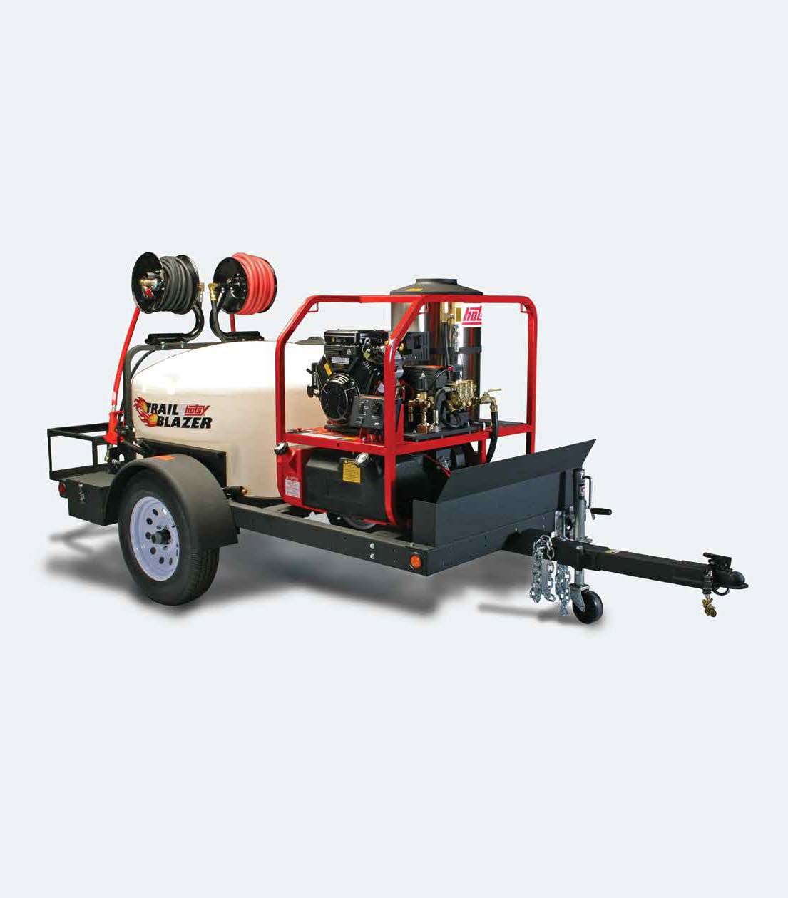 Hotsy TRAIL BLAZER TRB-3500 Trailer System – Electric Mobile Hot Water Pressure Washers