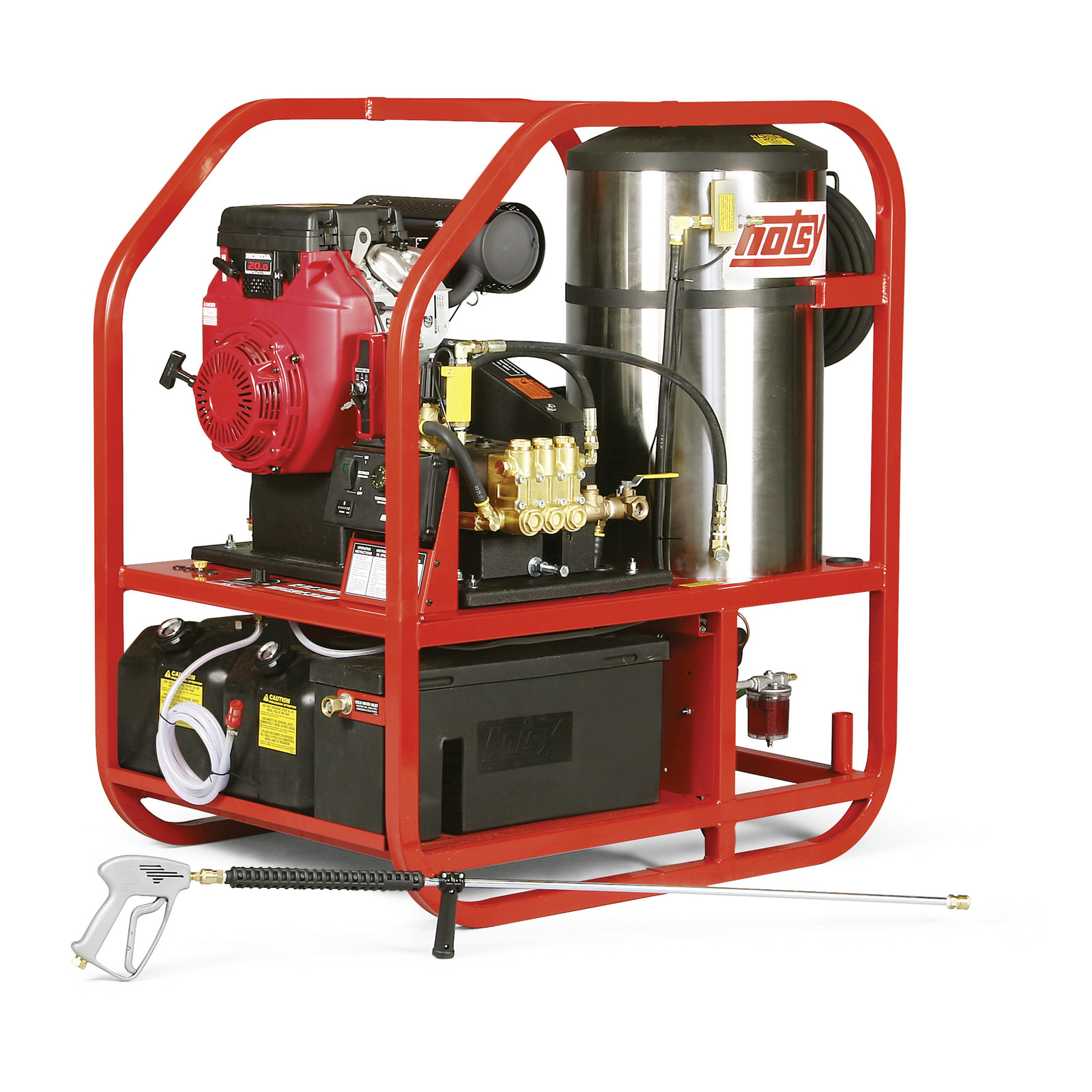 Hotsy 1200 Series – Stationary Gas/Diesel Hot Water Pressure Washers