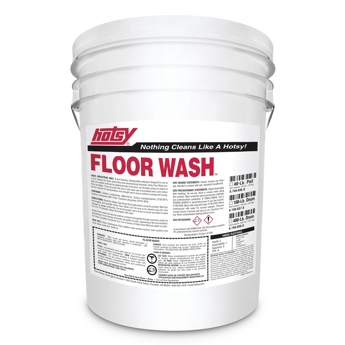 Floor Wash – Concentrated Biodegradable Detergent for Industrial Floor Cleaning