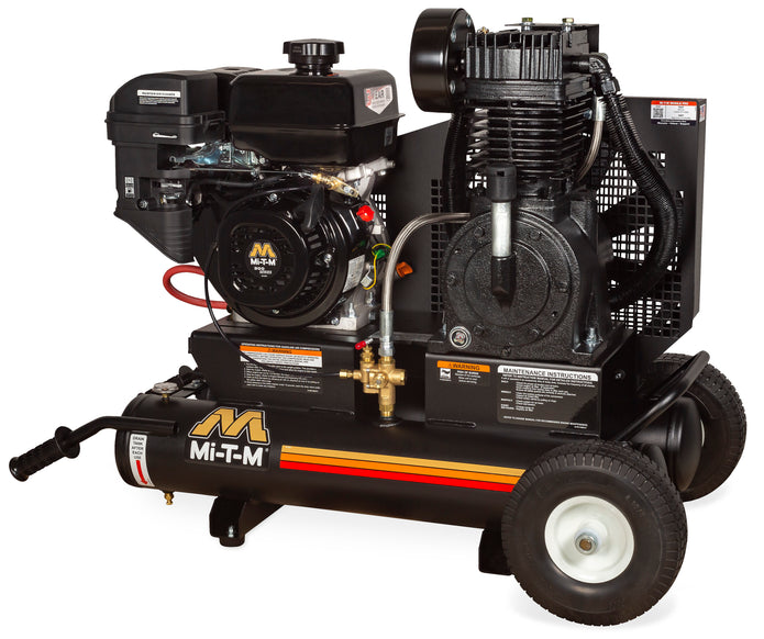8-Gallon Industrial Two Stage Gasoline Air Compressor