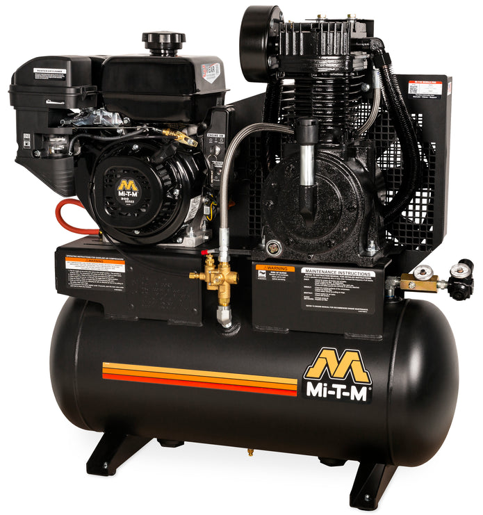 Mi-T-M 20-Gallon Two Stage Gasoline – Electric Start